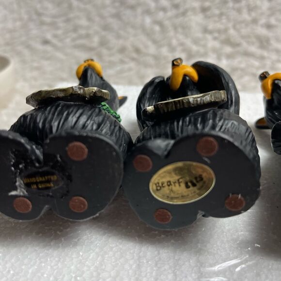 NIB BearFoots NOEL 4 Bears Xmas Collectible Montana Big Sky Carvers Jeff Fleming - Picture 3 of 13